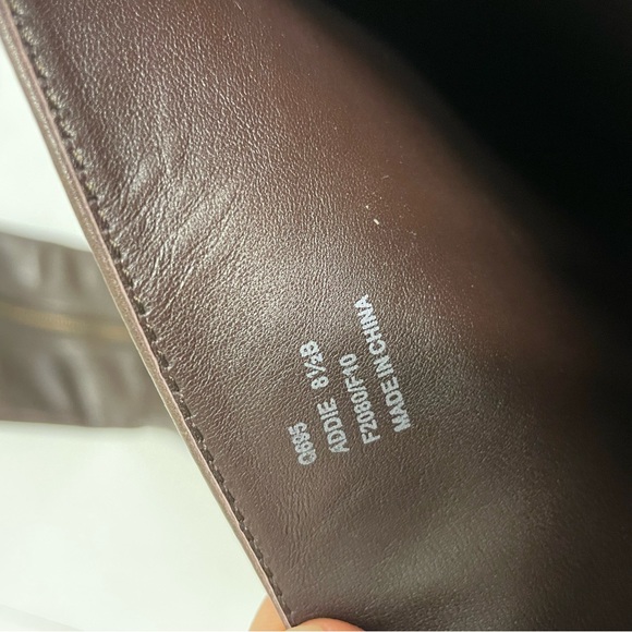 COACH Wrap Look Buckle & Side Zip Tall Addie Boot in Brown Size 8 1/2 B - Picture 7 of 7